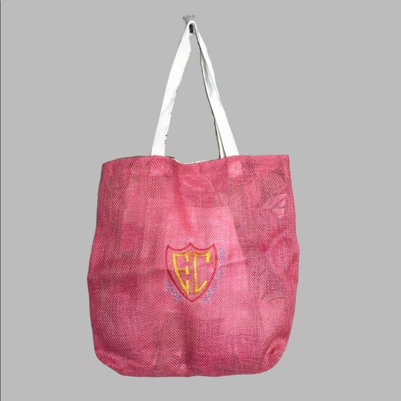 Ease Collection shopping tote bag made in Hawaii straw